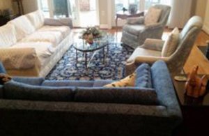 The result of our Oriental rug cleaning services in a York County, VA home